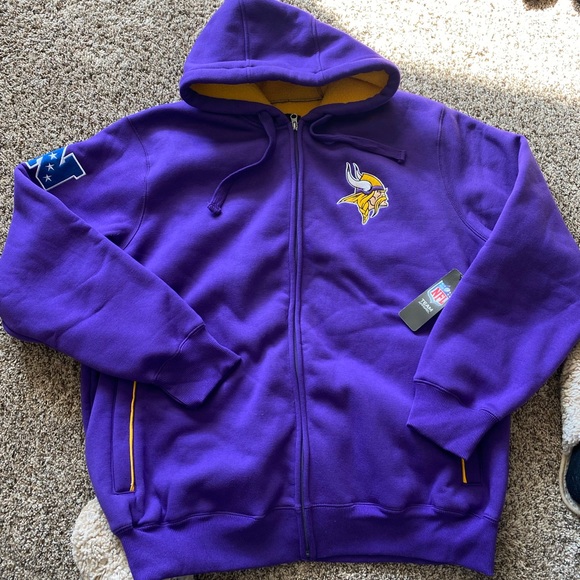 NFL Other - NFL MN Vikings Zip Up Hoodie